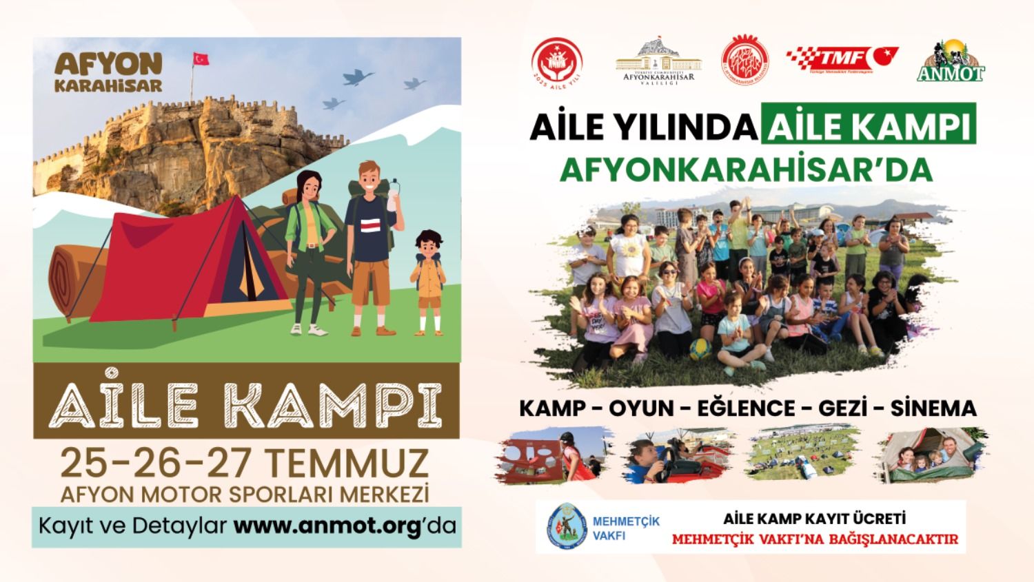 Aile Yılına Özel Afyon Belediyesinden Aile Kampı!